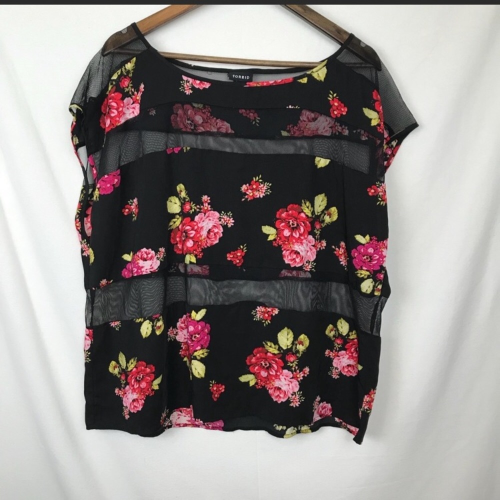 Floral torrid top